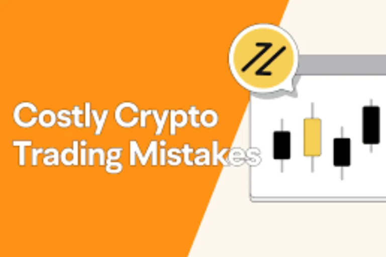 Infographic -Crypto-Trading-Mistake illustrating common costly mistakes in cryptocurrency trading and tips for successful trading strategies.