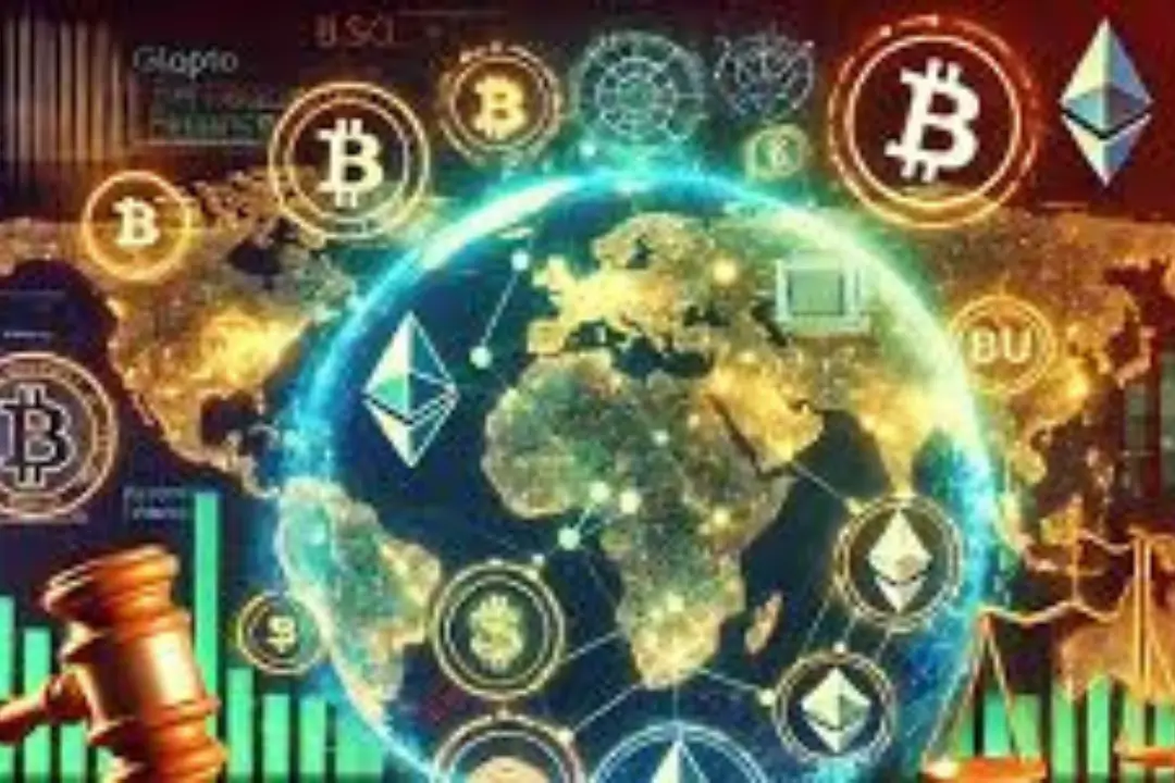 Cryptocurrency Regulations: A graph showing fluctuating cryptocurrency prices, indicating a bearish trend despite overall market stability.